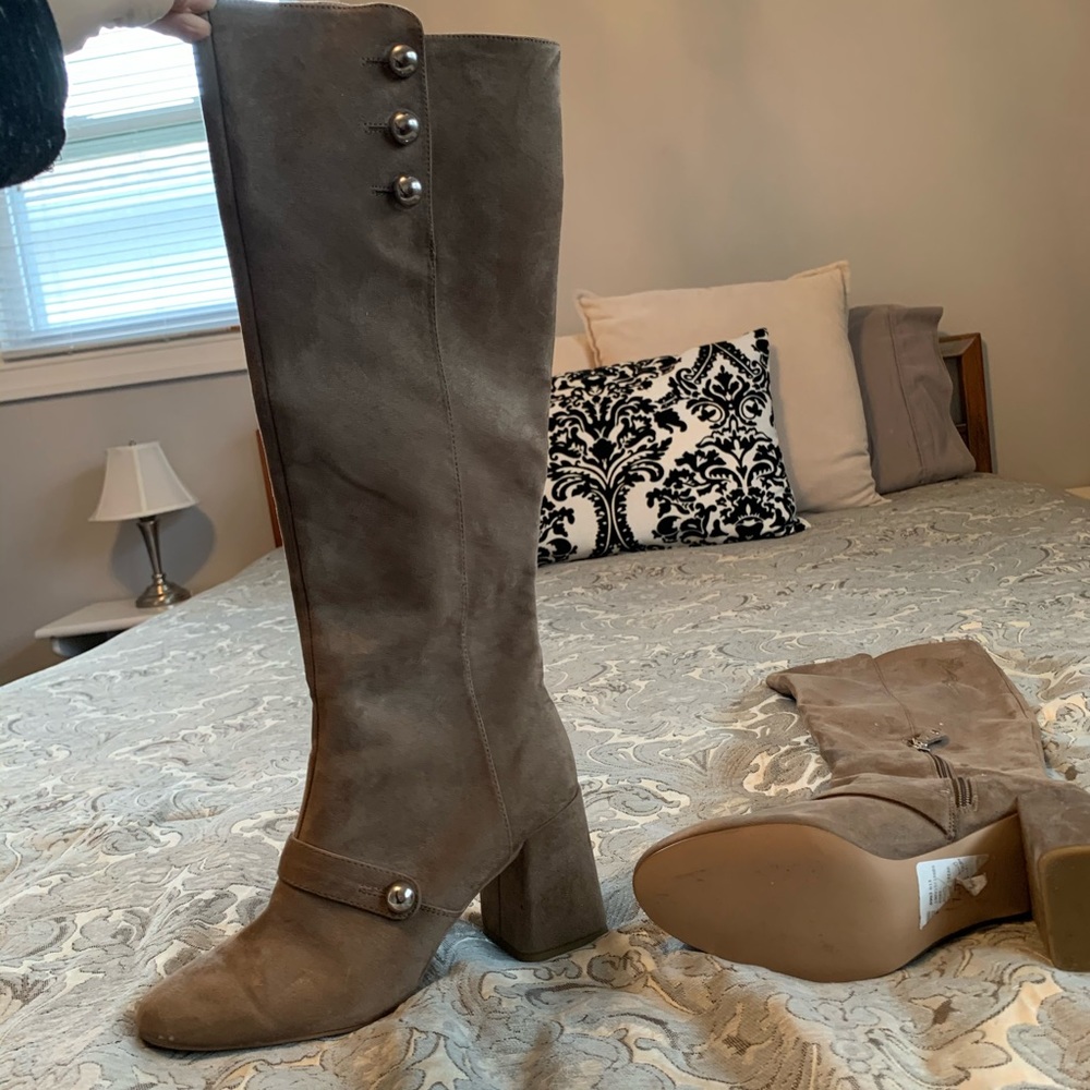 BCBG Bella Dream Microsuede knee high boots